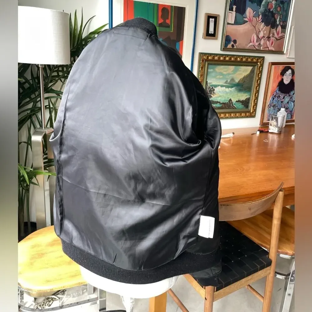 KATHARINE HAMNETT Black Bomber Jacket - Picture 11 of 15